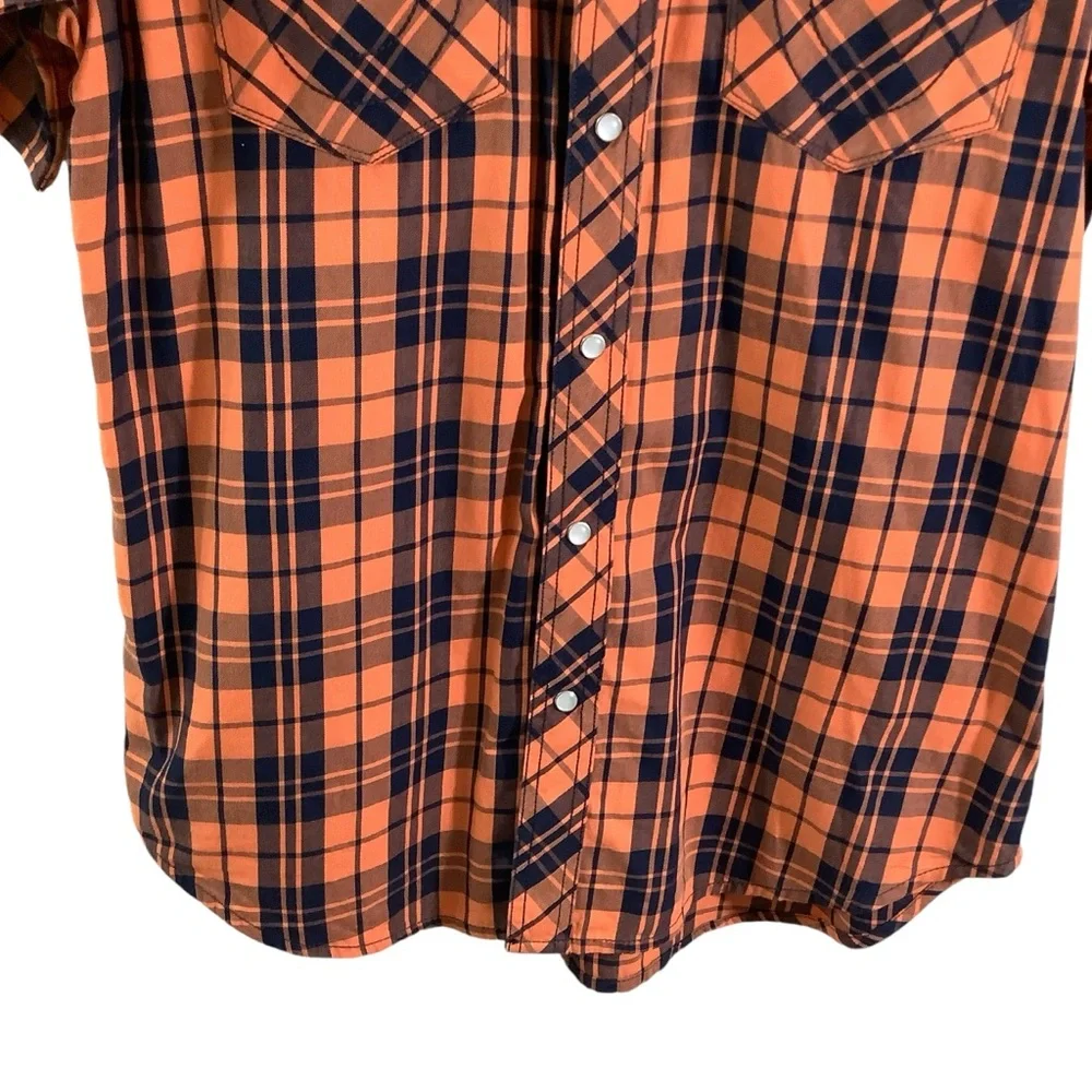 True Religion Short Sleeve Shirt Snap Button